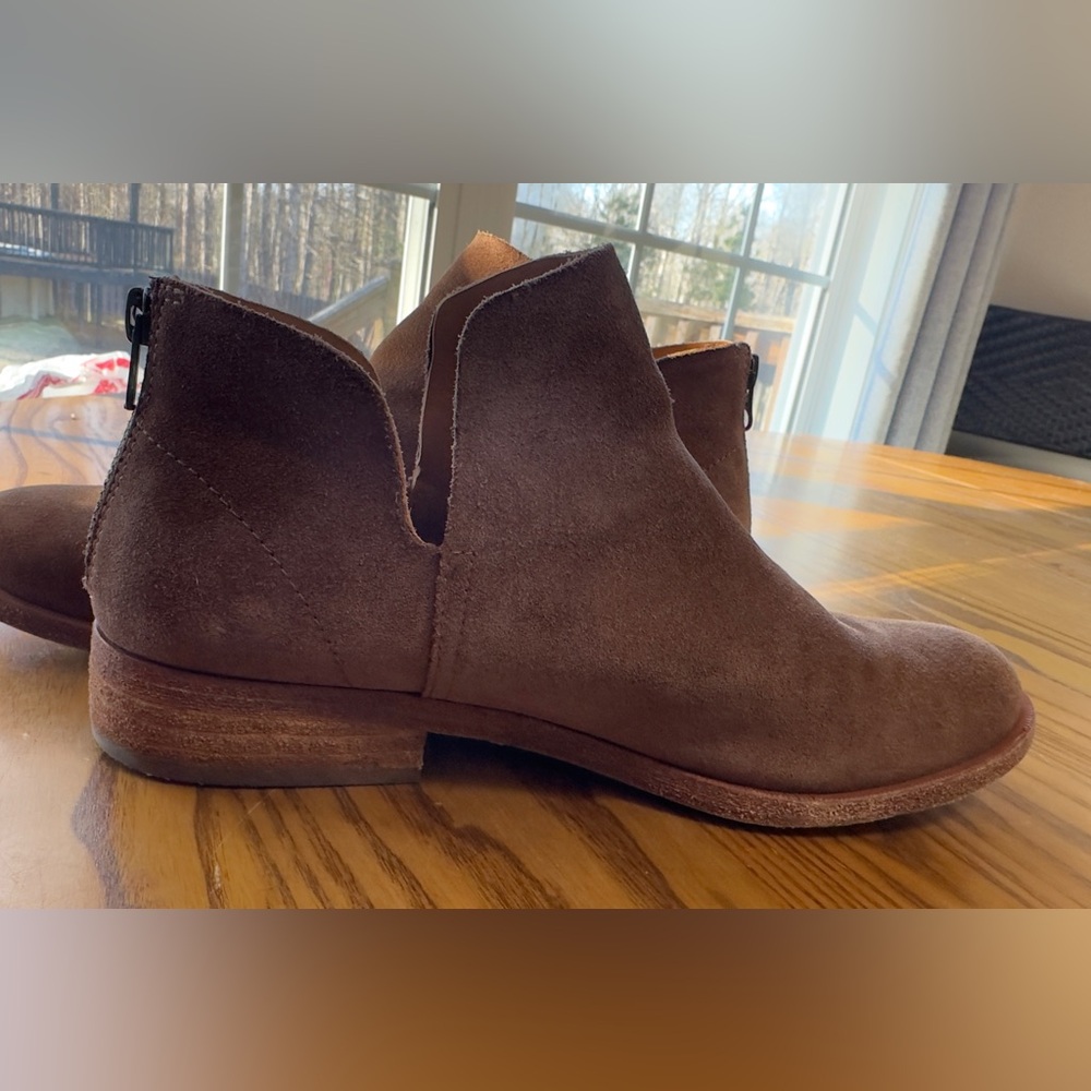 Kork Ease Kenny  Womens Brown Ankle Suede  Booties (shoe8)